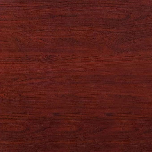 Flash Furniture Glenbrook 48'' Round High-Gloss Mahogany Resin Table Top with 2'' Thick Drop-Lip