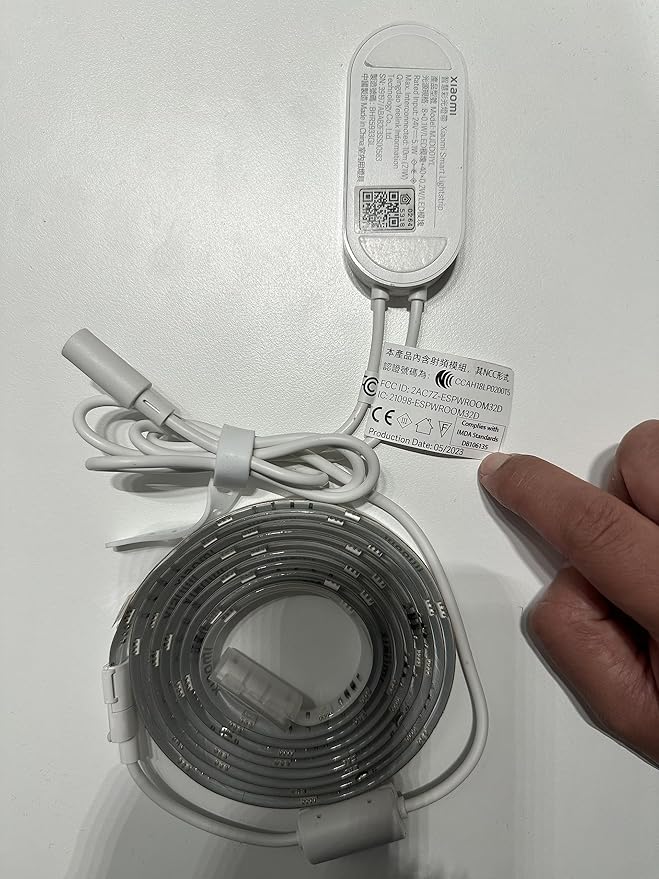 Xiaomi Smart Lightstrip (2m/6.6ft), Compatible with Alexa, Google Assistant, Apple Homekit Home App, WiFi Compatible, Music sync | Dynamic Ambient Lighting | Custom dimming | Smart-Linking