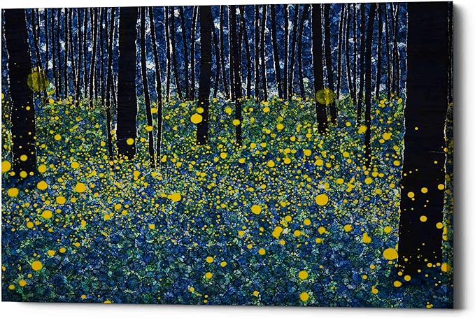 Epic Graffiti 'Luminous' by DB Waterman, Canvas Wall Art, 60"x40"