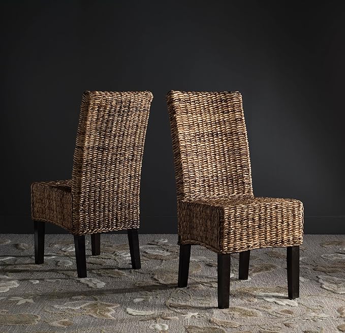 Safavieh Home Collection Avita Natural Wicker 18-inch Dining Chair