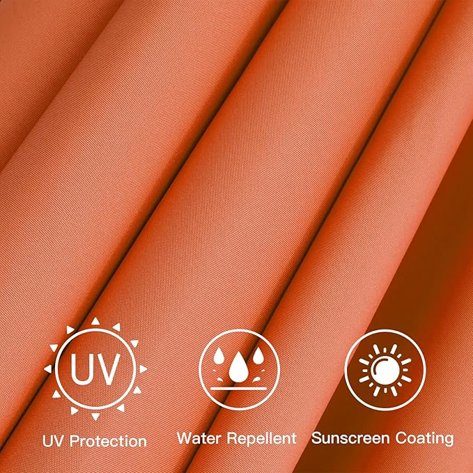 Sunnyglade 7.5ft Patio Umbrella Replacement Canopy Market Umbrella Top Outdoor Umbrella Canopy with 6 Ribs