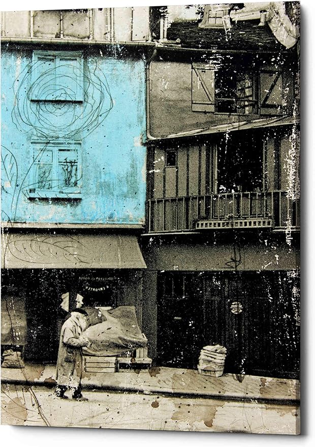 Epic Graffiti 'Almost At The End' by DB Waterman, Canvas Wall Art, 12"x16"