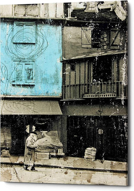 Epic Graffiti 'Almost At The End' by DB Waterman, Canvas Wall Art, 26"x34"
