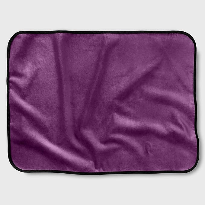 Avana Waterproof Throw - Sensual Blanket for Adults - Made in The USA - Mini Size, Micro-Velvet Purple