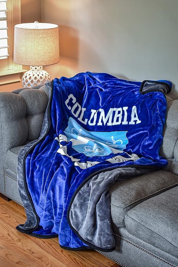 Dormitory 101 Columbia Univer - Ivy League - Premium Quality Plush Fleece Blanket - XLarge 60"X80" Great Gifts!
