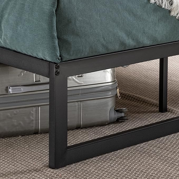 ZINUS Abel Metal Platform Bed Frame / Mattress Foundation with Steel Slat Support / No Box Spring Needed / Easy Assembly, King
