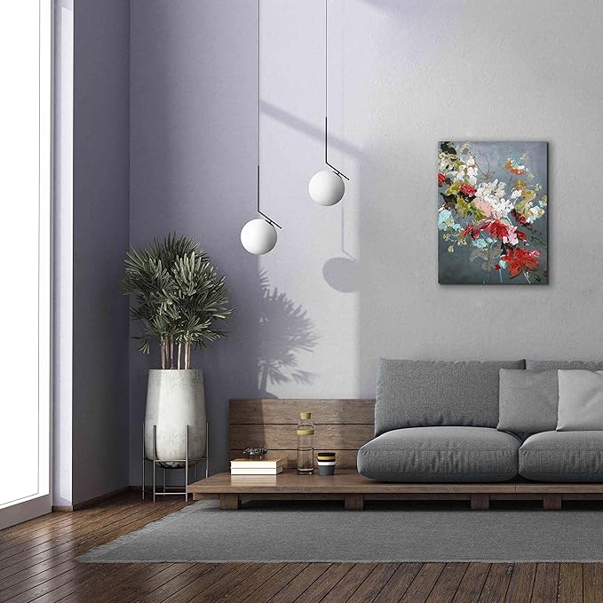Epic Graffiti 'Abstract Floral 2' by Design Fabrikken, Giclee Canvas Wall Art, 26"x34"