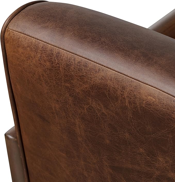 Poly & BARK Viborg Lounge Chair in Chocolate Brown