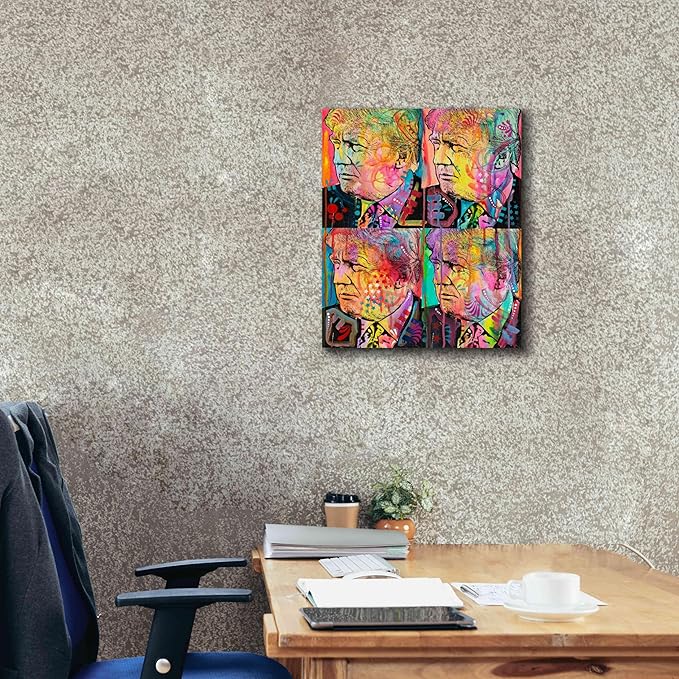 Epic Graffiti 'Trump 4 Up' by Dean Russo, Canvas Wall Art, 20"x24"