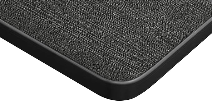 Regency Cain 84 x 24 in. Training Seminar Table – Durable T-Base Training Desk with Laminate Top, Scratch & Stain Resistant Surface, Rounded Corners (Ash Grey, Black Base)