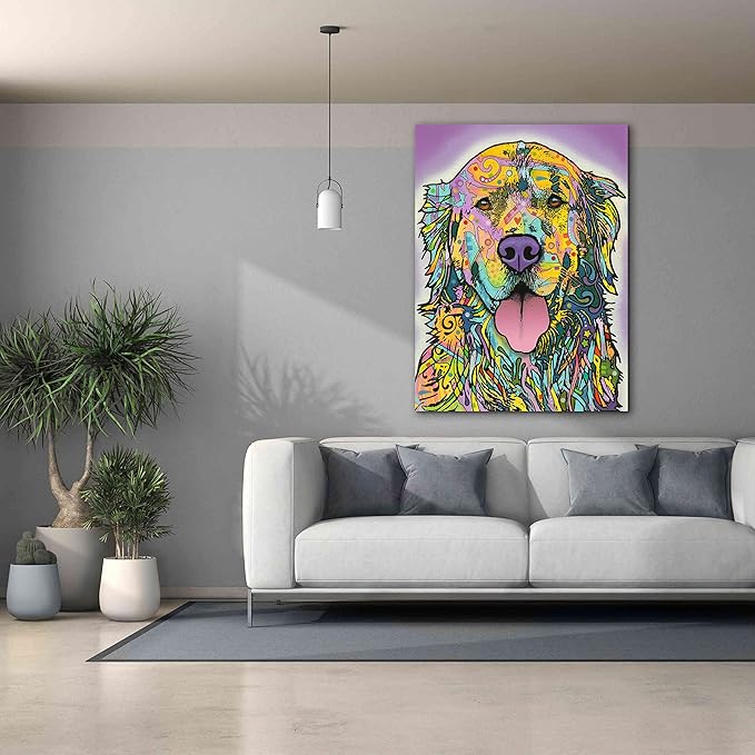 Epic Graffiti 'Silence Is Golden' by Dean Russo, Canvas Wall Art, 40"x54"