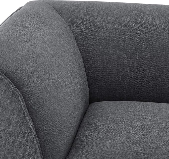 Modway Comprise Fabric Upholstered Sectional, Corner Chair, Charcoal
