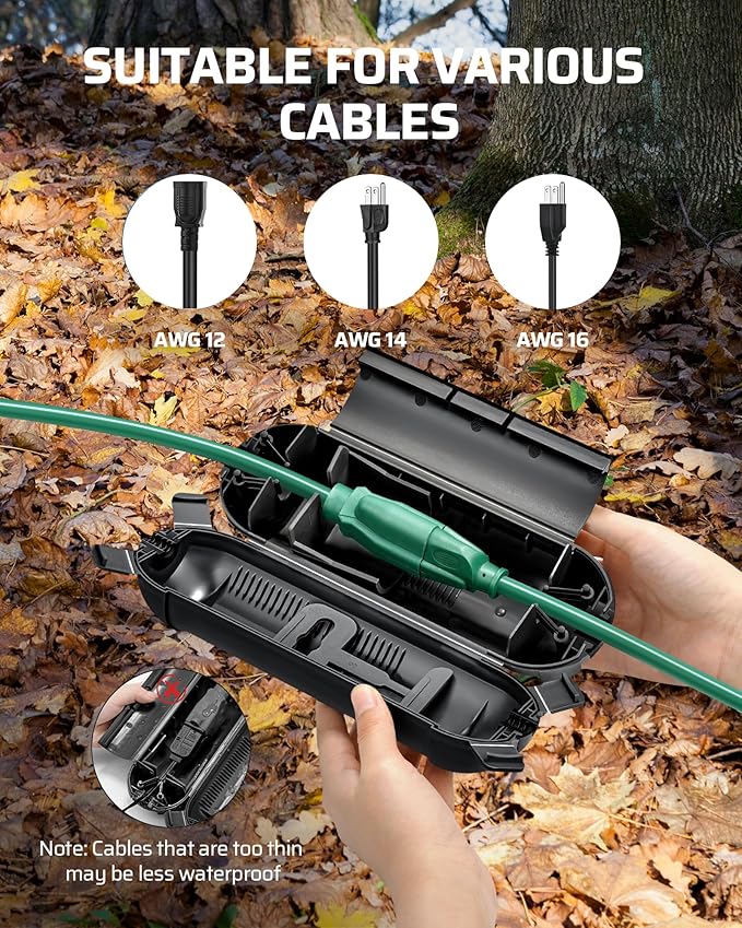 DEWENWILS WiFi Outdoor Outlet Timer, Smart Yard Stake Plug with 6 Outlets, Remote& Voice Control, Waterproof Power Stake Timer with 6Ft Cord, Alexa& Google Assistant Compatible, 1875W/15A, FCC Listed