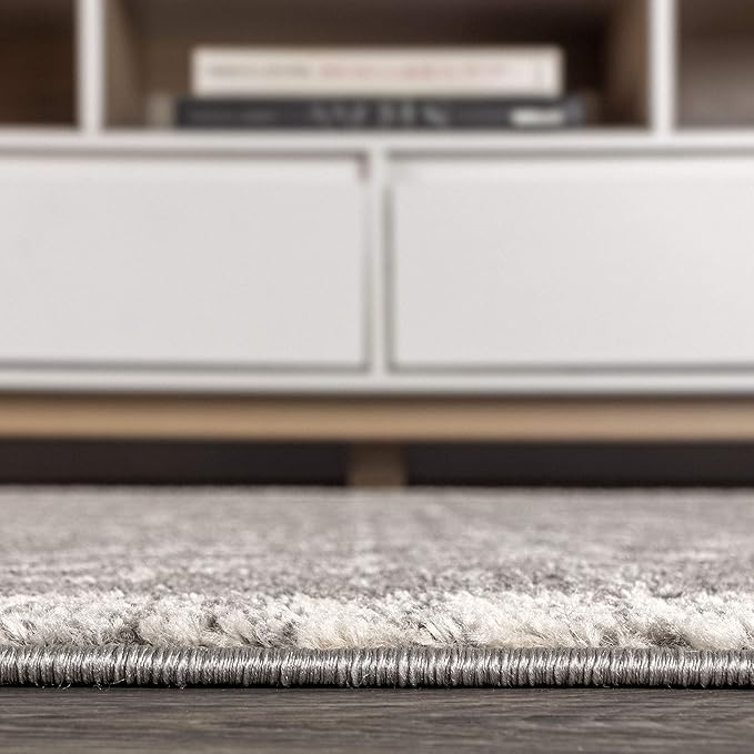 JONATHAN Y Amir Moroccan Beni Souk Gray/Cream Indoor Area Rug, 5x8, Bohemian, Scandinavian, Easy-Cleaning for Living Room, Bedroom, Kitchen, Pet Friendly, Non-Shedding (MOH200C-5)