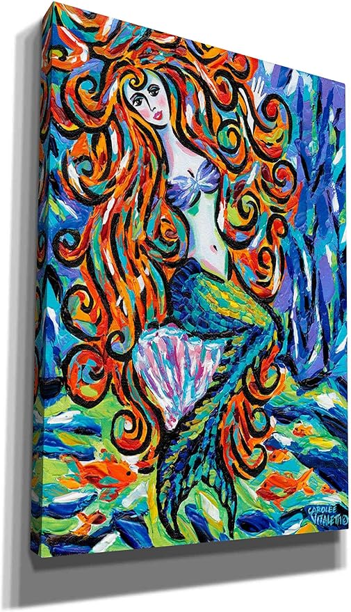 Epic Graffiti 'Ocean Friends III' by Carolee Vitaletti, Canvas Wall Art, 18"x26"