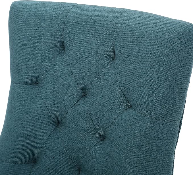 Christopher Knight Home Hayden Fabric Dining Chairs, 2-Pcs Set, Dark Teal