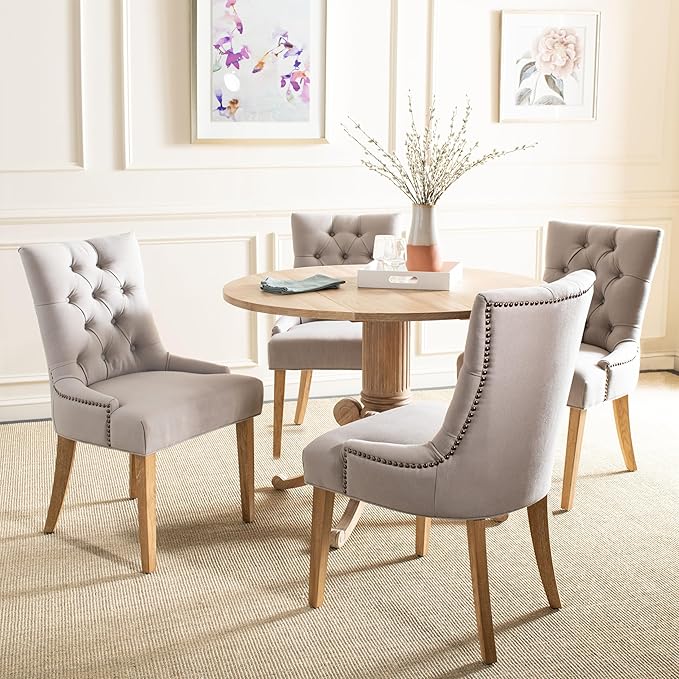 Safavieh Home Forest Traditional Antique White Drop Leaf Dining Table