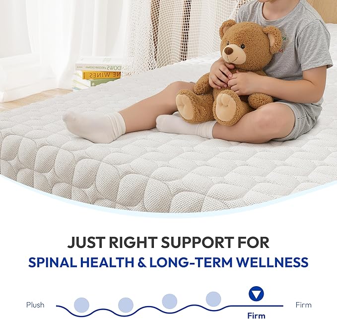 6 Inch Twin XL Mattress, Firm Gel Memory Foam Twin XL Mattress in a Box, Firm Back Support for Pressure Relief & Spinal Alignment, CertiPUR-US Certified, Fiberglass-Free