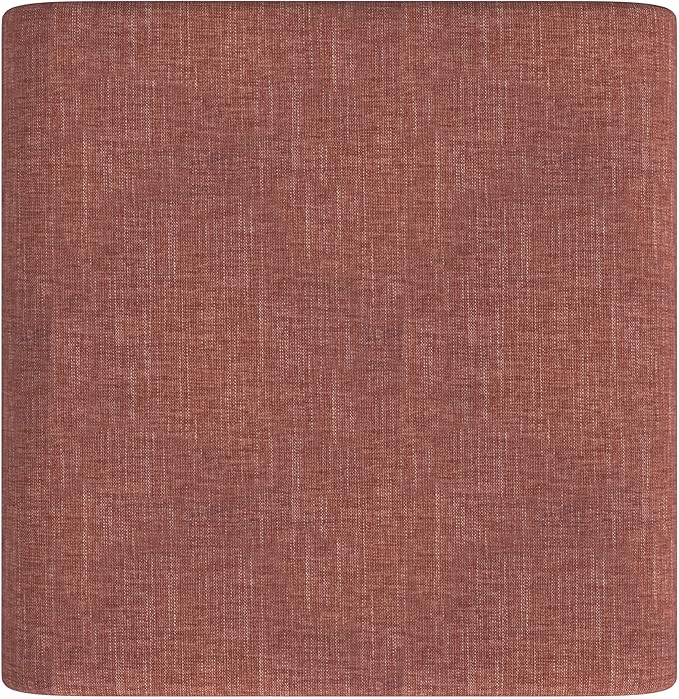 Spatial Order Modern Arch Chenille Ottoman | HomePop Home Décor | Ottoman for Living Room & Bedroom - Pink