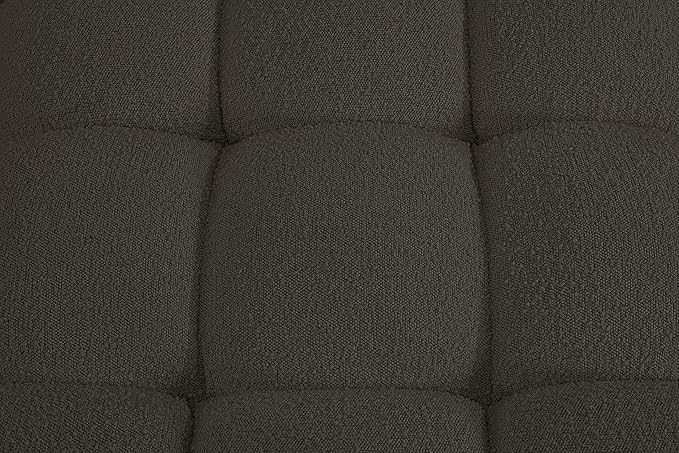 Meridian Furniture 611Brown-S102A Ames Collection Modern | Contemporary Modular Sofa with Rich Brown Boucle Fabric, Modular to Create Infinite Configurations, 102" W x 34" D x 28" H, Brown