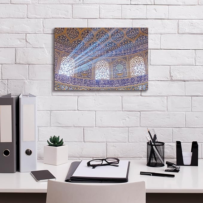 Epic Graffiti 'Sheikh Lotfollah Mosque at Isfahan Iran' by Epic Portfolio, Canvas Wall Art, 18"x12"