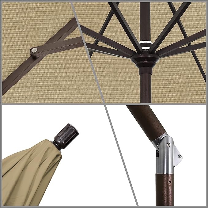 California Umbrella 11' Rd Tahoe Series Aluminum Patio Umbrella