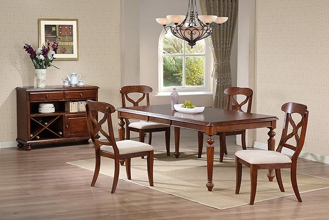 Sunset Trading Andrews Dining Table, Distressed Chestnut