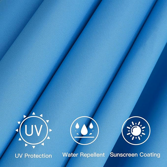 Sunnyglade 7.5ft Patio Umbrella Replacement Canopy Market Umbrella Top Outdoor Umbrella Canopy with 6 Ribs