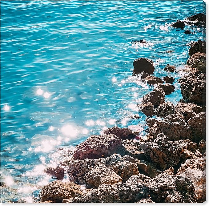 Italian Summer Landscape Photography Canvas Wall Art by Notoriart, Gallery Wrapped, 12"x12"