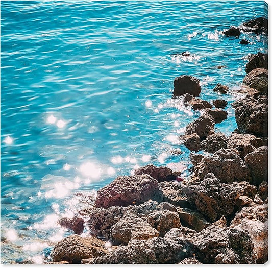 Italian Summer Landscape Photography Canvas Wall Art by Notoriart, Gallery Wrapped, 12"x12"