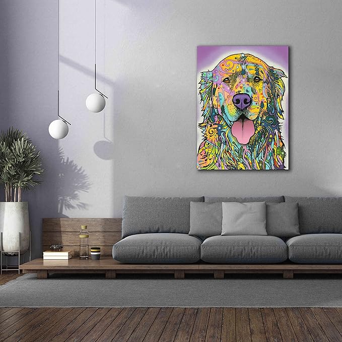Epic Graffiti 'Silence Is Golden' by Dean Russo, Canvas Wall Art, 40"x54"