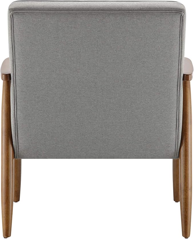 Ball & Cast Tufted Fabric Accent Chair 27.5"W x 29.8"D x 33.25"H Grey Set of 1