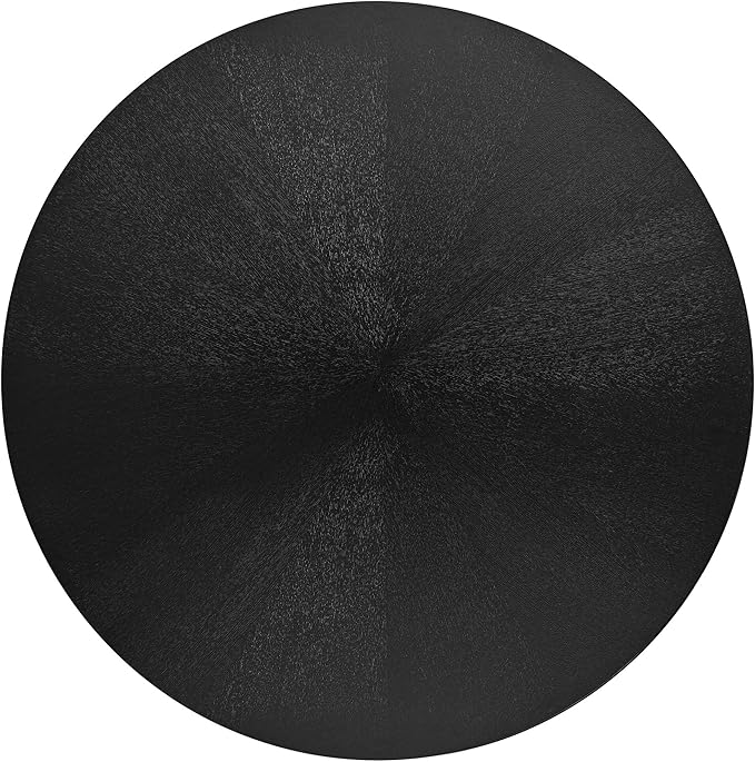 Modway Crossroads 47" Round Wood Dining Table in Black