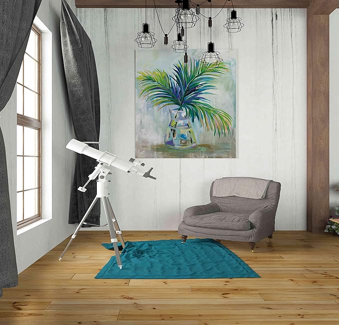 Epic Graffiti Palm Leaves I by Jeanette Vertentes Giclee Canvas Wall Art, 26" x 30", Green