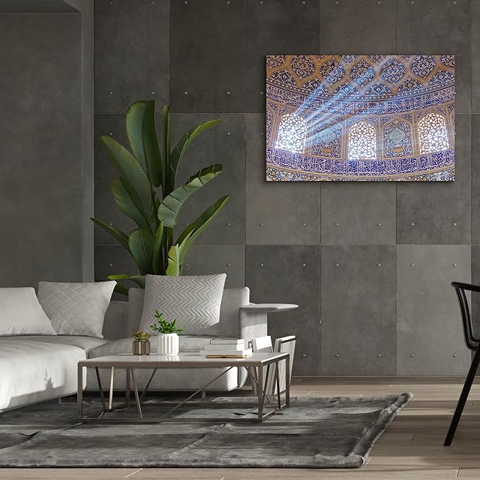 Epic Graffiti 'Sheikh Lotfollah Mosque at Isfahan Iran' by Epic Portfolio, Canvas Wall Art, 60"x40"
