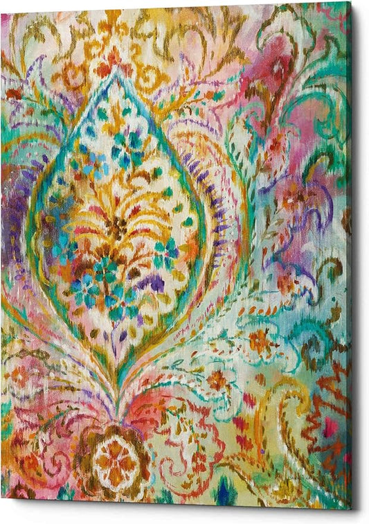Epic Graffiti 'Boho Paisley II' by Danhui Nai, Canvas Wall Art, 26"x34"