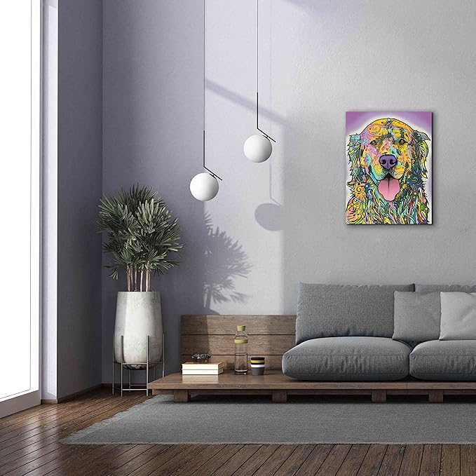 Epic Graffiti 'Silence Is Golden' by Dean Russo, Canvas Wall Art, 26"x34"