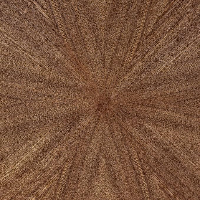 Modway Crossroads 47" Round Wood Dining Table, Walnut