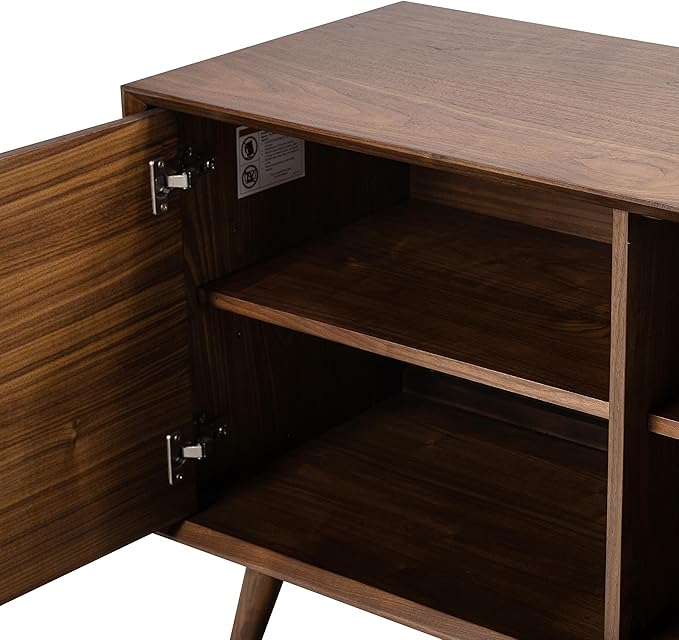 Poly & BARK Cura 71" Sideboard in Walnut