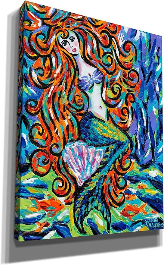 Epic Graffiti 'Ocean Friends III' by Carolee Vitaletti, Canvas Wall Art, 12"x16"