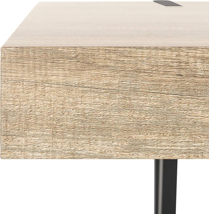 Safavieh Home Alyssa Rustic Industrial Brown and Black Dining Table