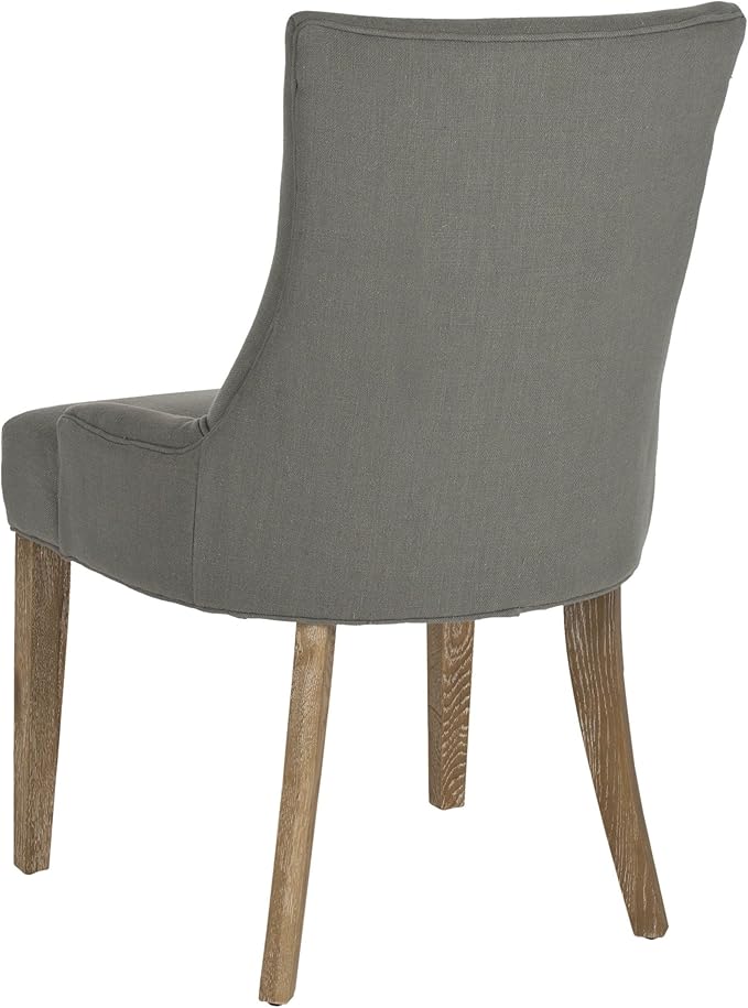 Safavieh Mercer Collection Lester Dining Chairs, Dark Granite, Set of 2