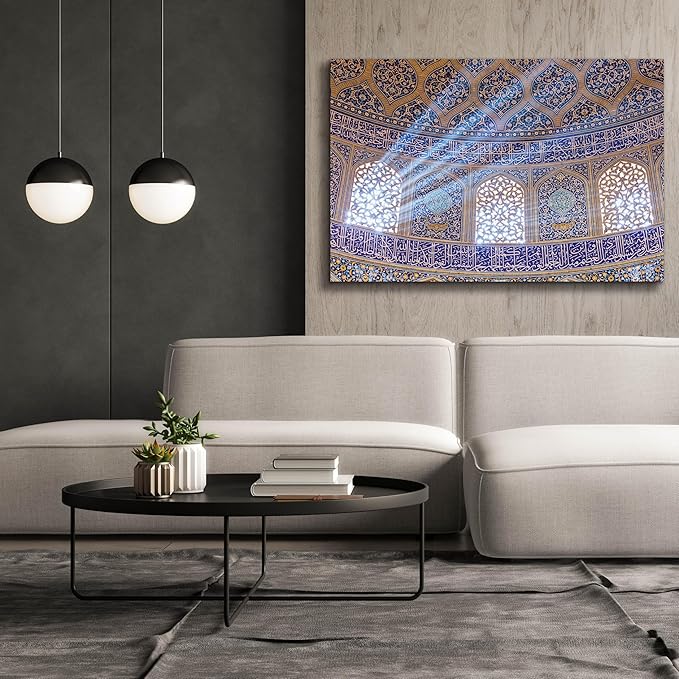 Epic Graffiti 'Sheikh Lotfollah Mosque at Isfahan Iran' by Epic Portfolio, Canvas Wall Art, 60"x40"