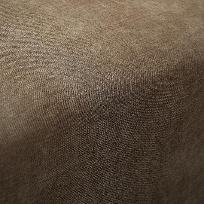 Christopher Knight Home Sabbo 87.50" Modern Sofa Couch, Wooden Home Sofa Living Room, Oversized Cloud Couch for Bedroom, Home Office, Brown