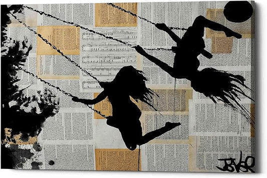 Epic Graffiti 'Summer' by Loui Jover, Canvas Wall Art, 26" x34'