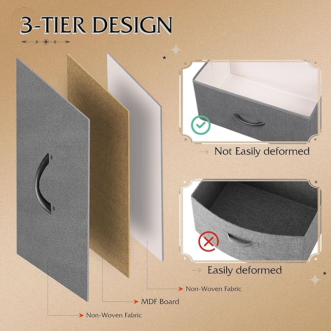 WLIVE 5 Drawer Dresser and 8 Drawer Dresser Set, Storage Tower, Organizer Unit for Bedroom, Hallway, Entryway