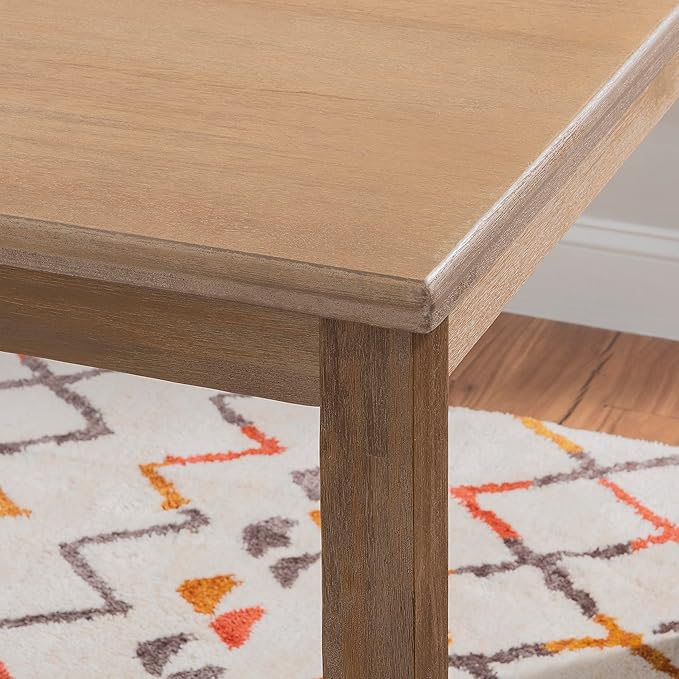 Linon Carter Greywash Wooden Dining Table