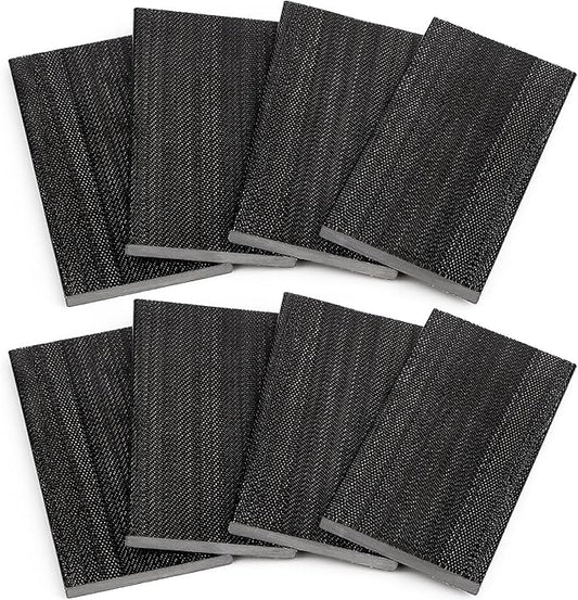 Anwenk 8Pack Patio Rocking Chair Spring Plate Replacement Part Fiberglass Spring Plates Swivel Rocker Chair Lawn Furniture Repair Replacement for Universal Outdoor Patio Furniture, 2.5" x 5"x0.25”