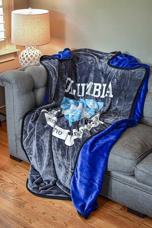 Dormitory 101 Columbia Univer - Ivy League - Premium Quality Plush Fleece Blanket - XLarge 60"X80" Great Gifts!
