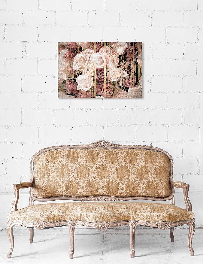 Oliver Gal 'Shabby Chic Romance' The Floral and Botanical Wall Art Decor Collection Contemporary Premium Canvas Art Print
